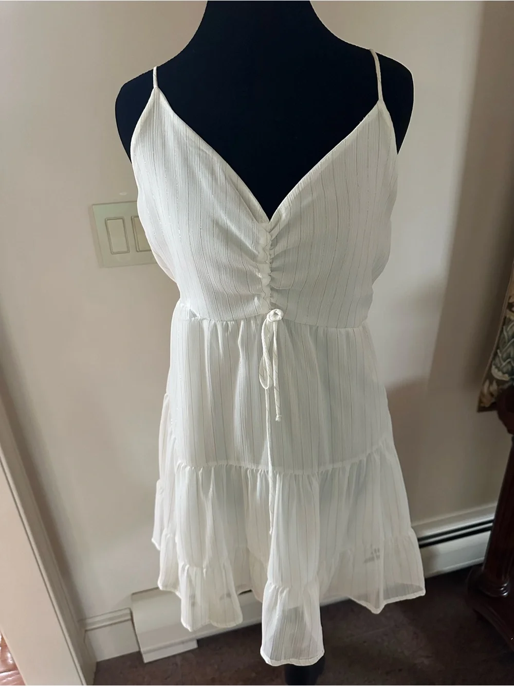 white dress altar'd state Veronica Flutter Sleeve in this tiered maxi dress brings a touch of boho charm to any look White Dresses for Every Occasion